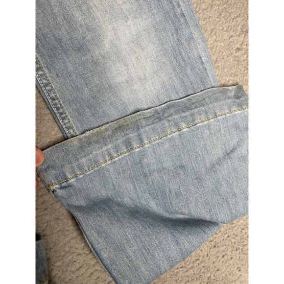 Vintage Anchor Blue Jeans Womens 13R Bell Bottom Flare Low Rise Denim Hip Pop‎ - Picture 13 of 13